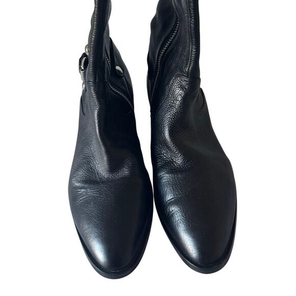 Michael Kors Carney Riding Leather Boots - Picture 5 of 7